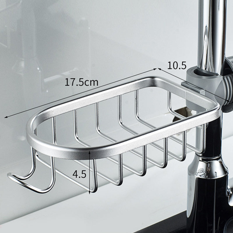 Kalsten | Shower holder for Shampoo & Soap – Stainless Aluminium – Silver or Black – No Drilling