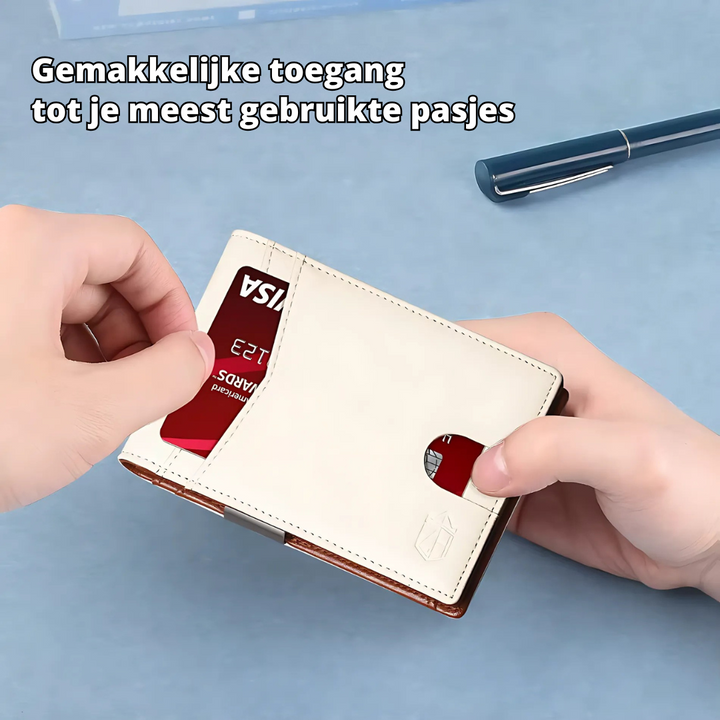 Kalsten | SafeSlim RFID Leather Men's Wallet – Compact, Thin & Safe