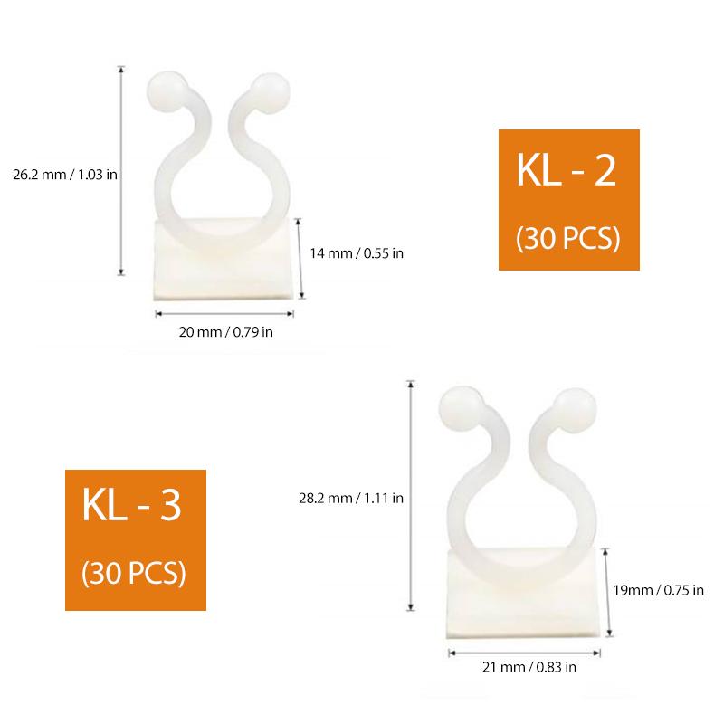 Wall Clips for Climbing Plants (30 pieces) | Kalsten