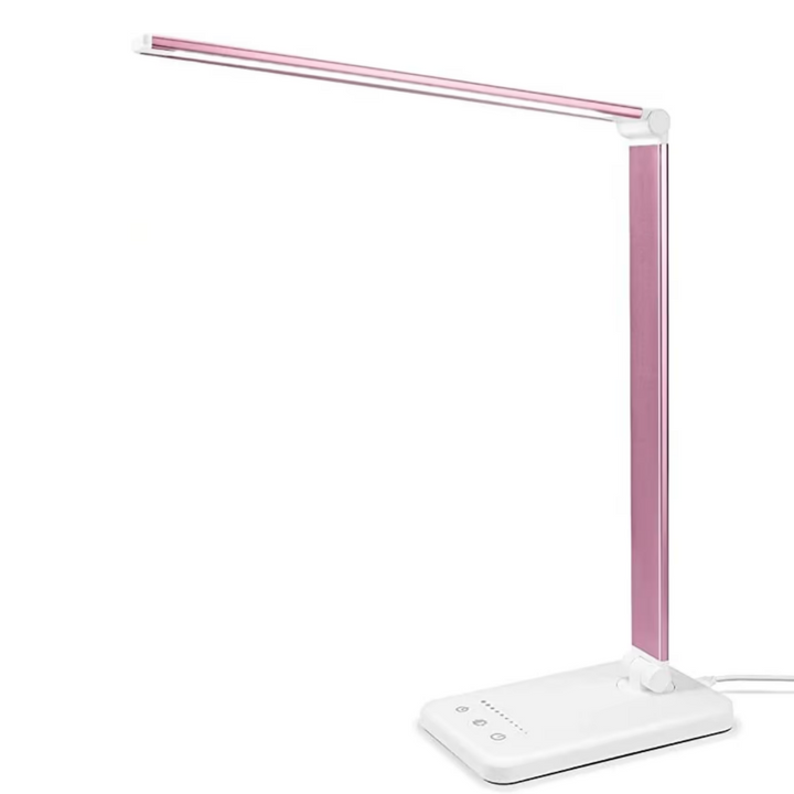 LED Desk Lamp - Table Lamp with USB Charging Port, 5 Light Settings and Brightness Levels Noxord