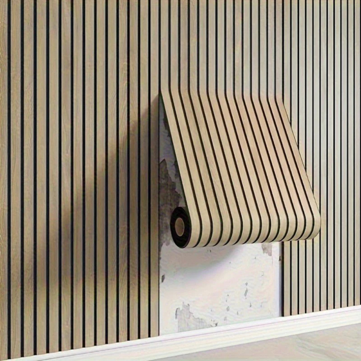 Self Adhesive Waterproof Wall Panel Wood Look Design Noxord