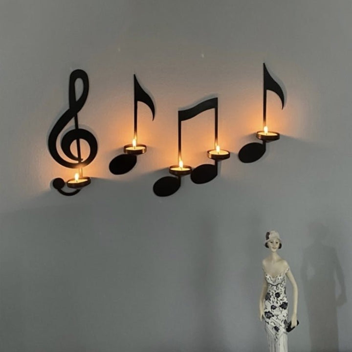 Elegant chandelier music note chic atmosphere | Kalsten