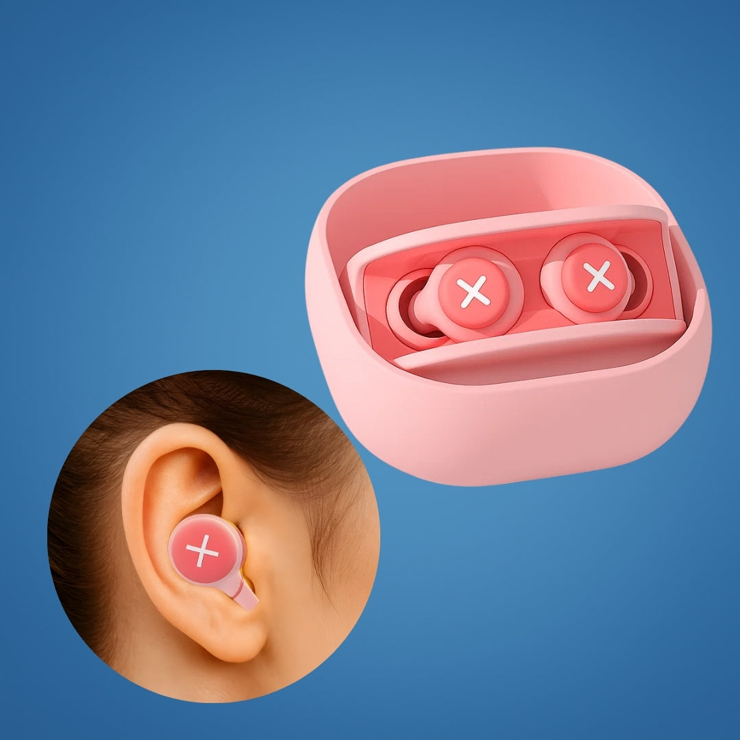 Block Snoring & City Noise – Soft Silicone Fit – Reusable & Hygienic – Ideal for Side Sleepers & Travel Noxord