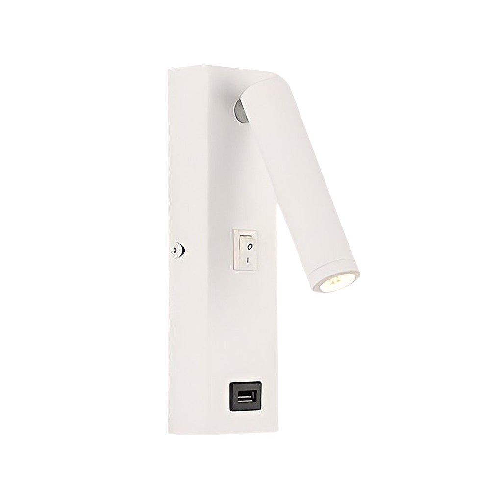 ArtiLicht Luxury Wall Lamp with Adjustable LED and USB Charging Port Noxord
