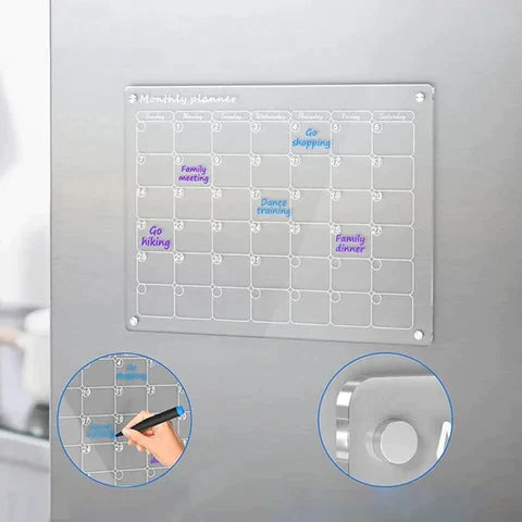 Calendly™ - Acrylic Magnetic Calendar Board Kalsten