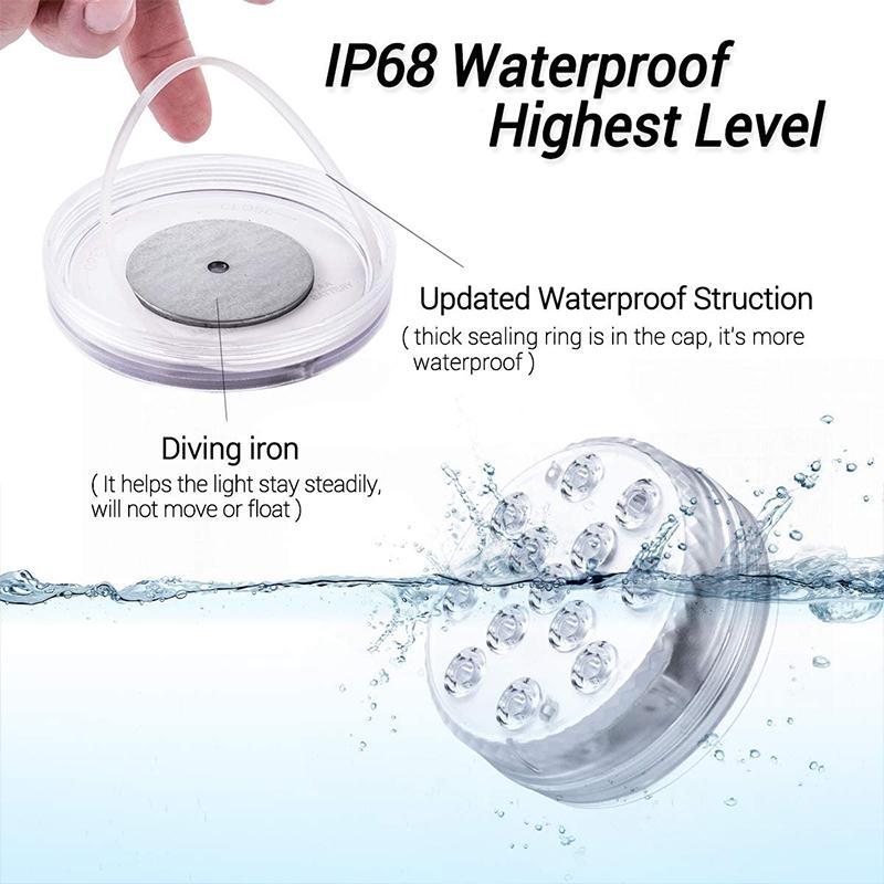 Noxord | Remote Control Waterproof Magnetic Suction Cup LED Light