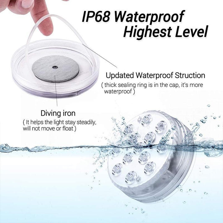Noxord | Remote Control Waterproof Magnetic Suction Cup LED Light