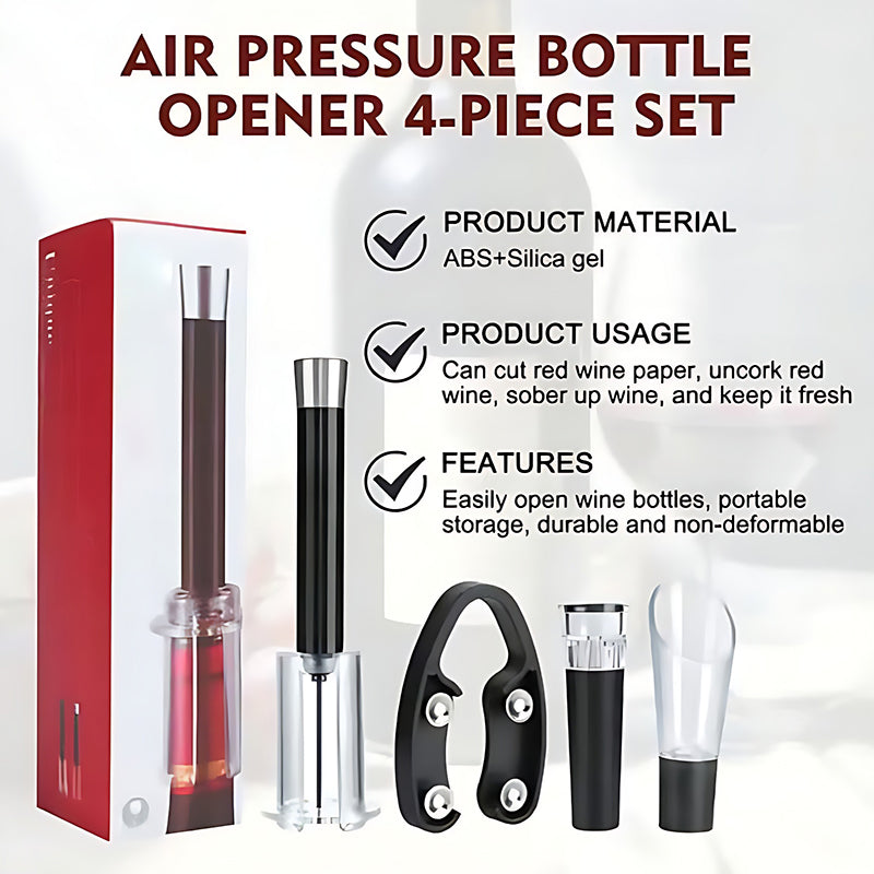 Kalsten | Air Pump Corkscrew Set for Cork Removal