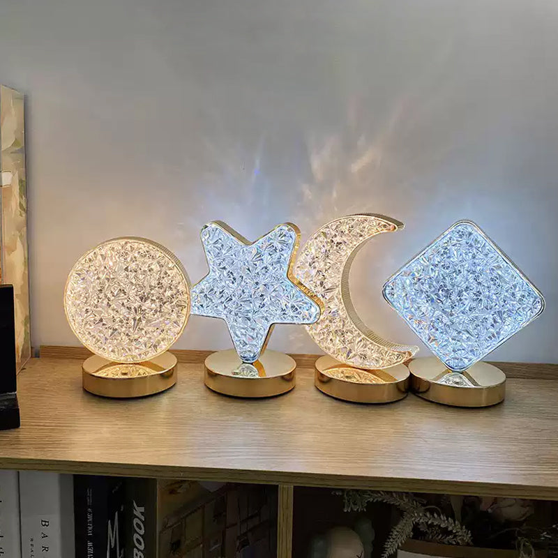 Star Moon Metal Table Lamp | Noxord