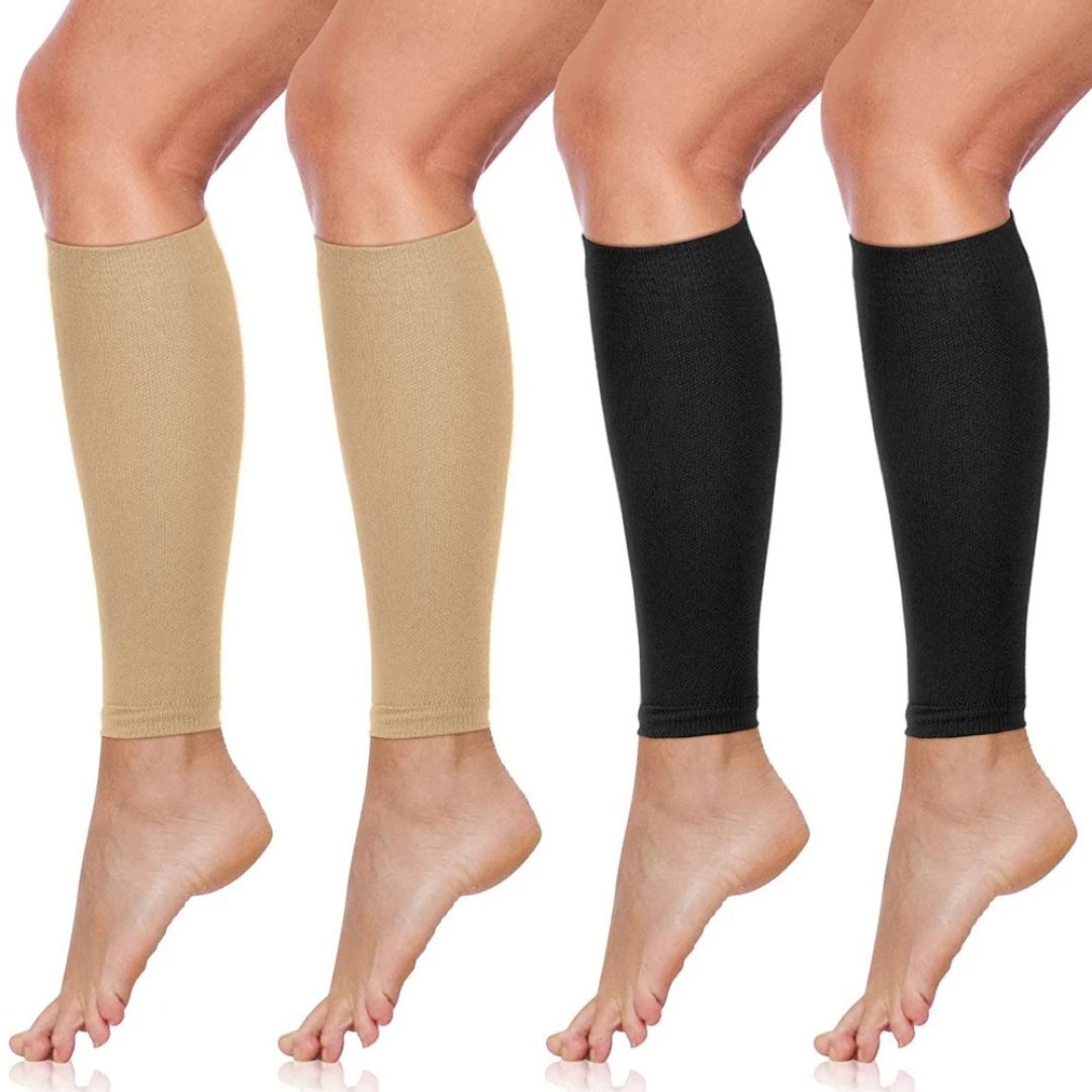 ComfortFlow Support Socks | Soft Highly Elastic Calf Compression - for Muscle Recovery and Circulation Enhancement Kalsten