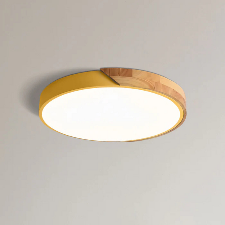 Wood LED Ceiling Lamp – Energy Efficient