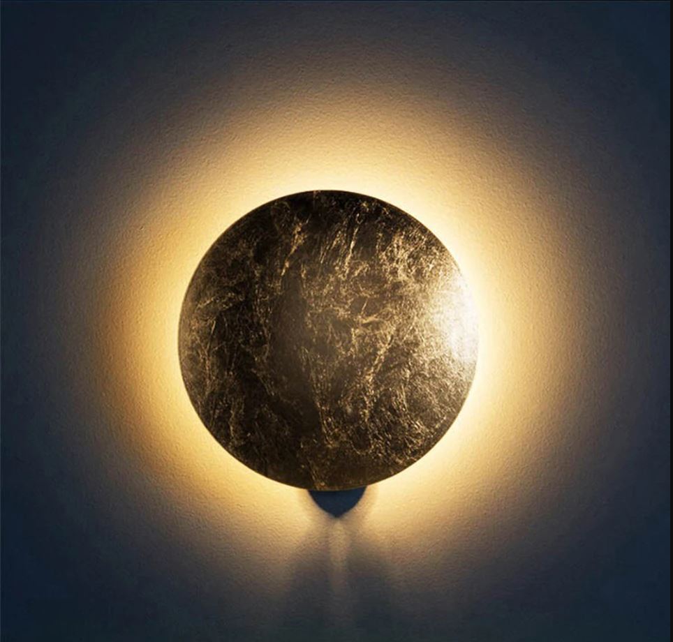 Elegant Lunar Eclipse Wall Lamp | Noxord