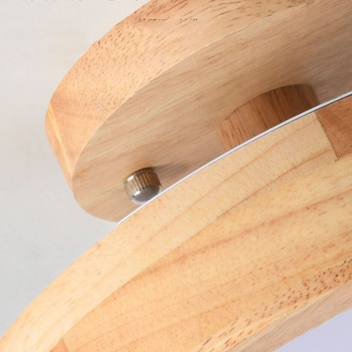 LED Round Ceiling Lamp – Nordic Semi-Flush Design