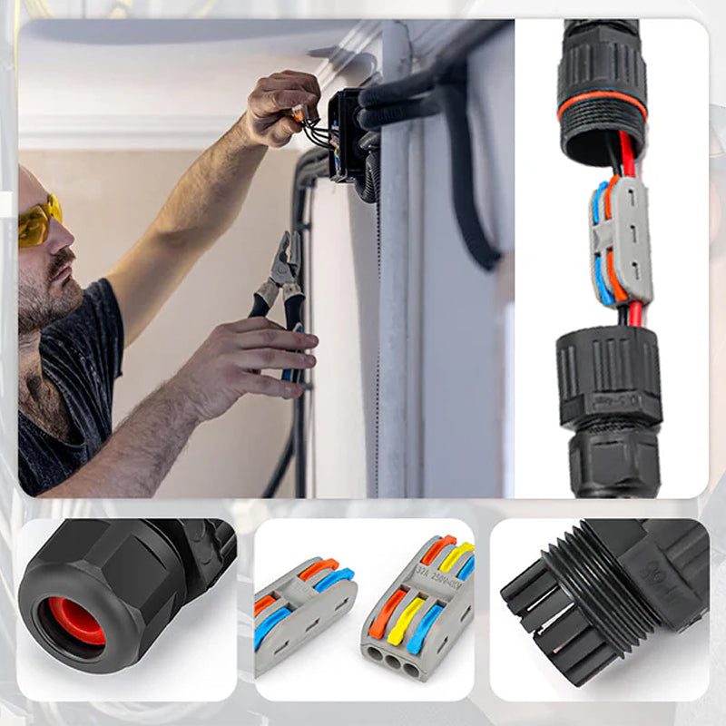 Waterproof electrical wire connector for outdoor use | Kalsten