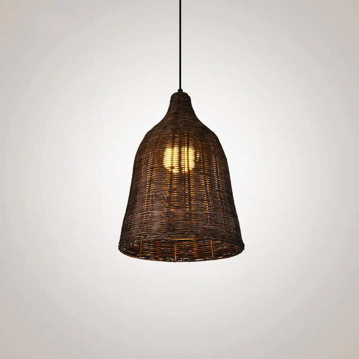 NatureGlow Pendant Lamp - Woven Reed and Bamboo Lighting | Kalsten