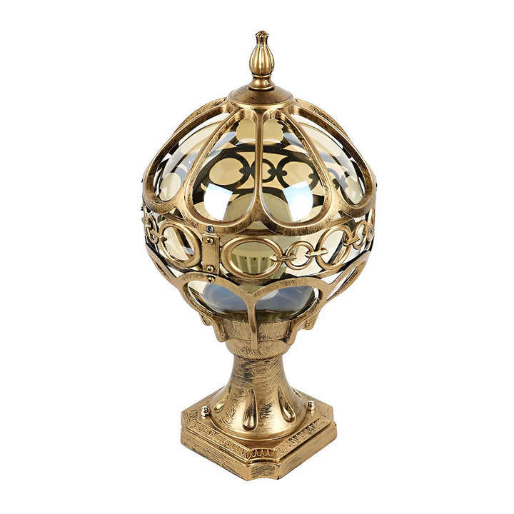 Creative Round Ball Waterproof LED European-style Fence Post Lights | Kalsten