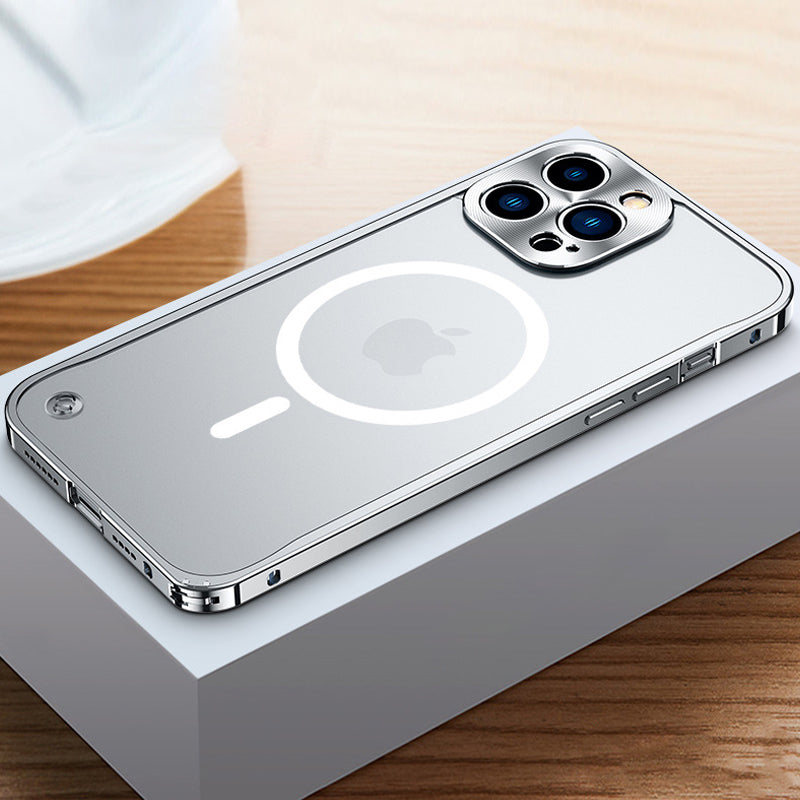 Kalsten | Metal Frame Magnetic Charging Case For iPhone