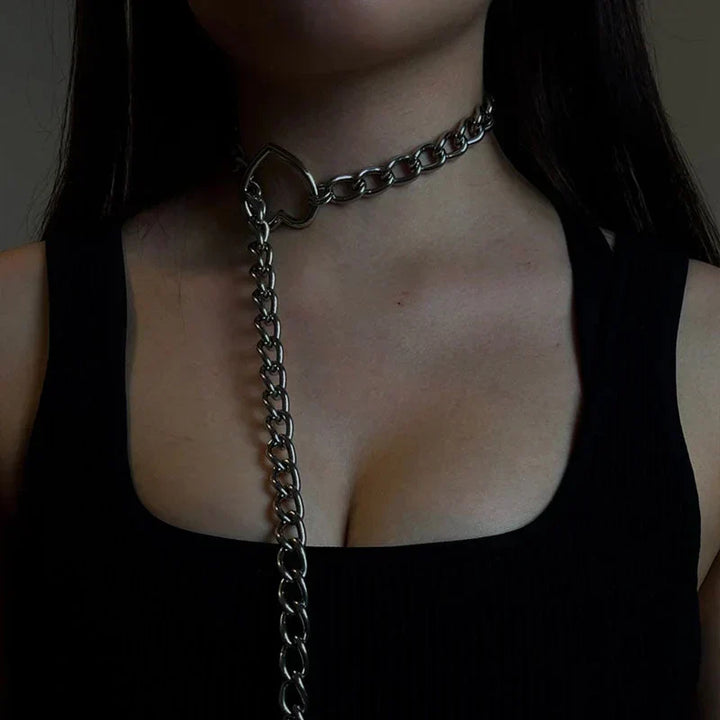 Kalsten | Gothic Punk Heart Necklace