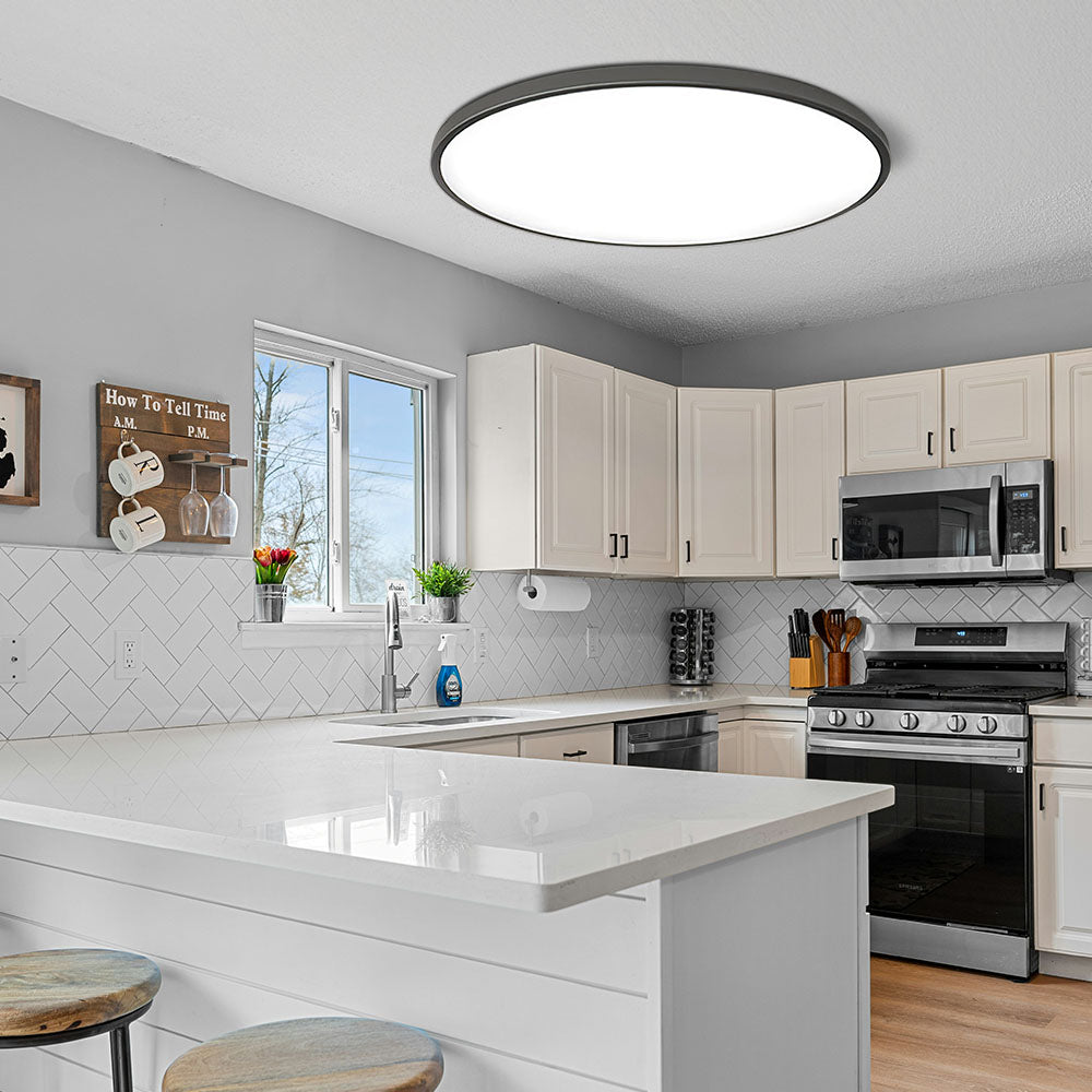 Round Modern LED Flush Ceiling Light Noxord