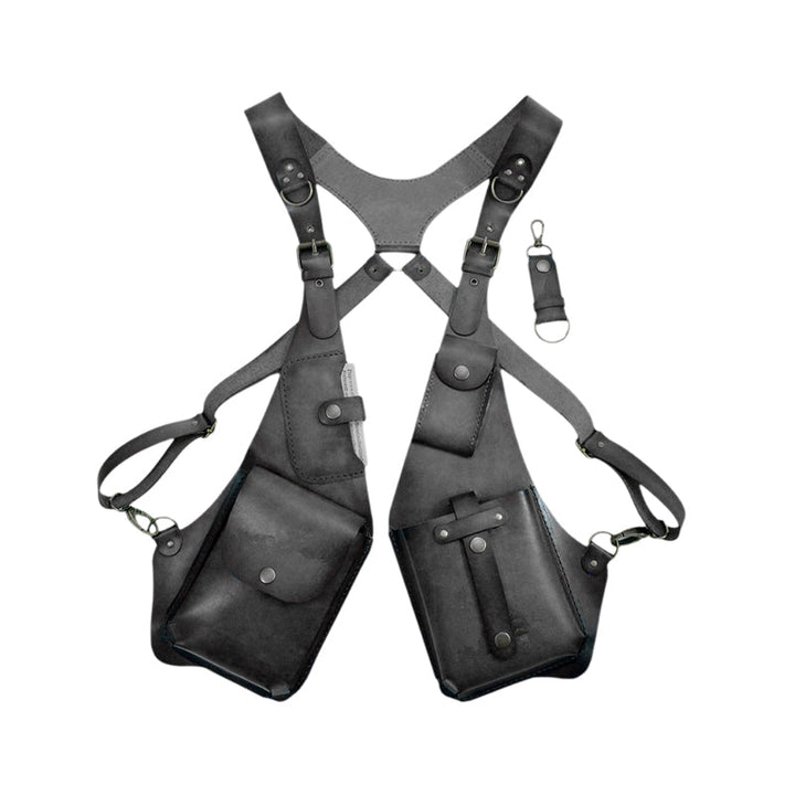 Medieval Steampunk shoulder bag with retro strap | Kalsten