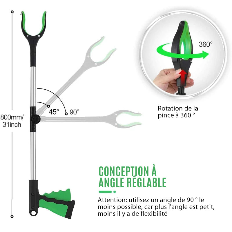 Gripping tool with adjustable angle arm | Kalsten