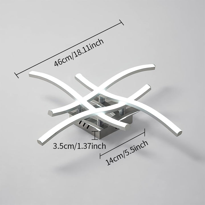 Modern Aluminum LED Ceiling Light Noxord
