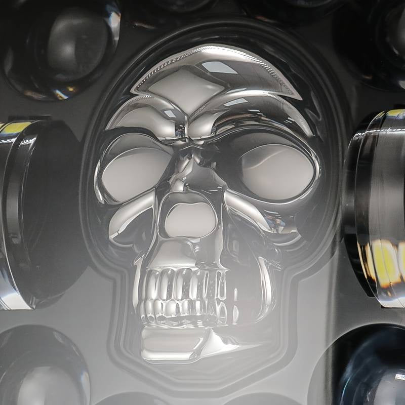 Noxord | 7 Inch Skull LED Headlight