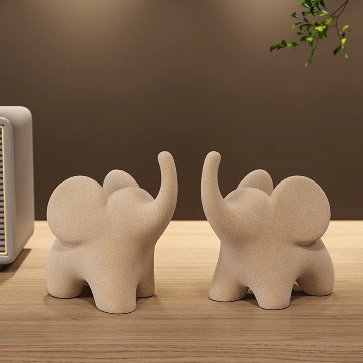 Noxord | Eclectic Elephant Resin Figurines
