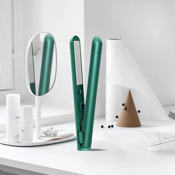 Noxord | HairFlex – Mini 2-in-1 curl and straightening iron with ceramic coating