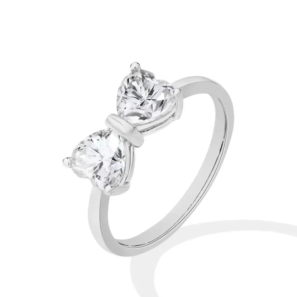 Noxord | S925 Moissanite Feminine Bow Ring