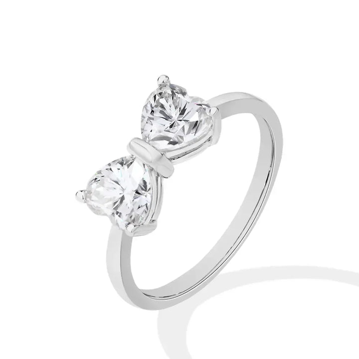Noxord | S925 Moissanite Feminine Bow Ring