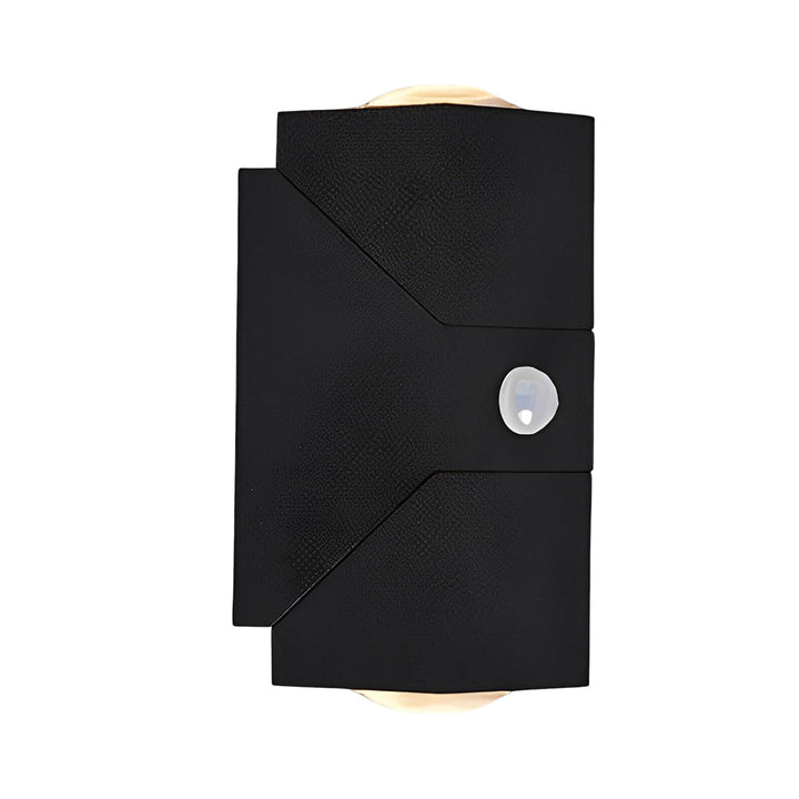 Adjustable Up and Down Light Motion Sensor Waterproof Black Wall Lamp | Kalsten