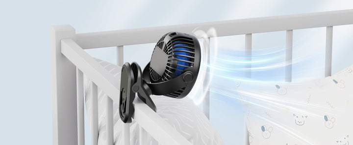Portable Clip on Fan - Battery Operated Stroller Fan | Kalsten