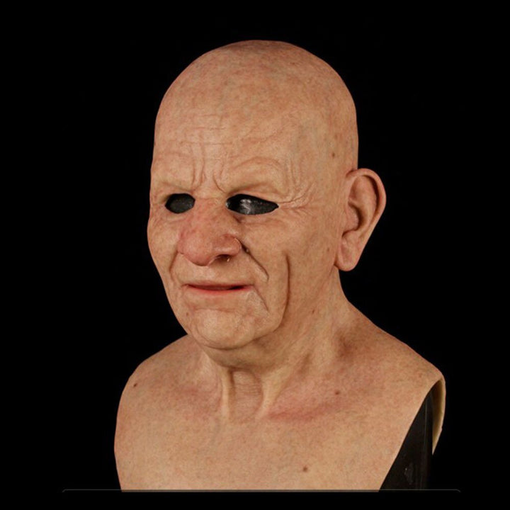 Kalsten | Creepy Old Man Mask – Realistic Latex Halloween Mask for Adults