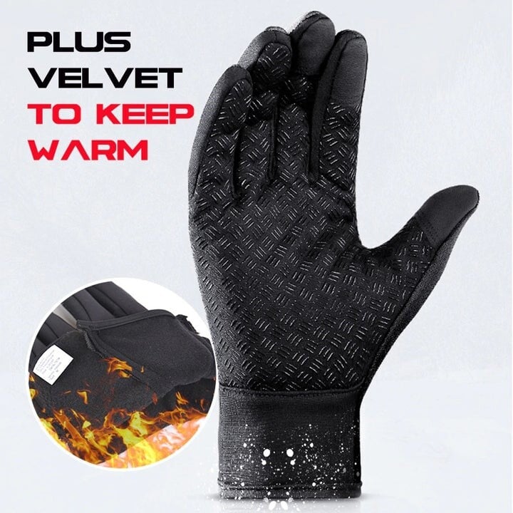 Kalsten | HeatGripX Windproof Thermal Slip Cold Weather Gloves