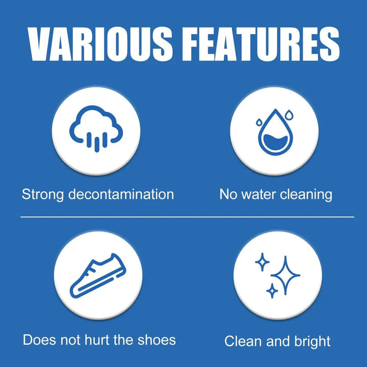 Kalsten | 2-piece set white shoe cleaning cream – gentle stain remover for brilliantly clean shoes!