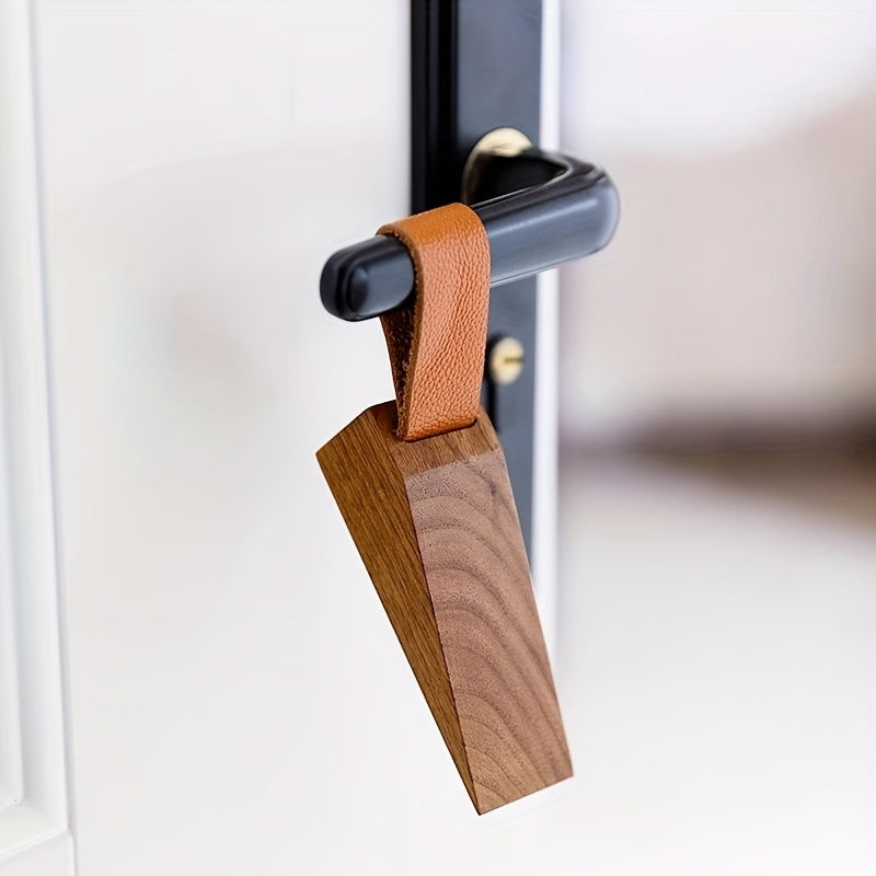 NordGrip Wooden Doorstopper – Scandinavian Design with Non-Slip Base | Kalsten