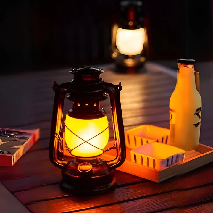 Industrial LED Hanging Lamp - for Cozy Evenings & Outdoor Use Noxord