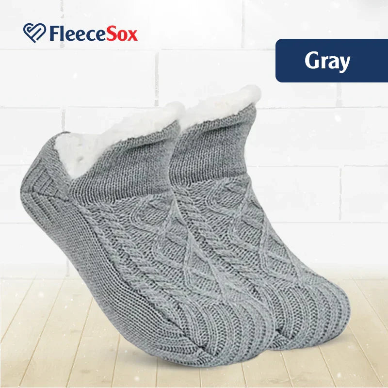 Kalsten | Fleece-Lined Non-Slip Thermal Slippers Socks