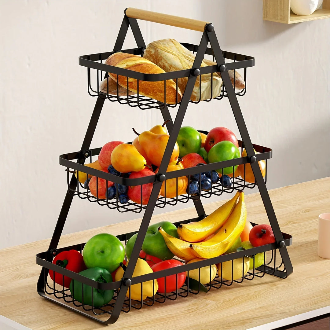 Metal Fruit Basket Kitchen Organizer Kalsten