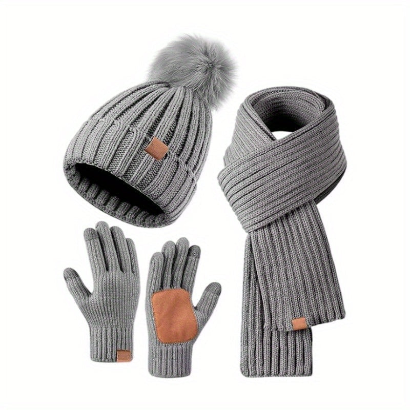 3-Piece Winter Knit Set