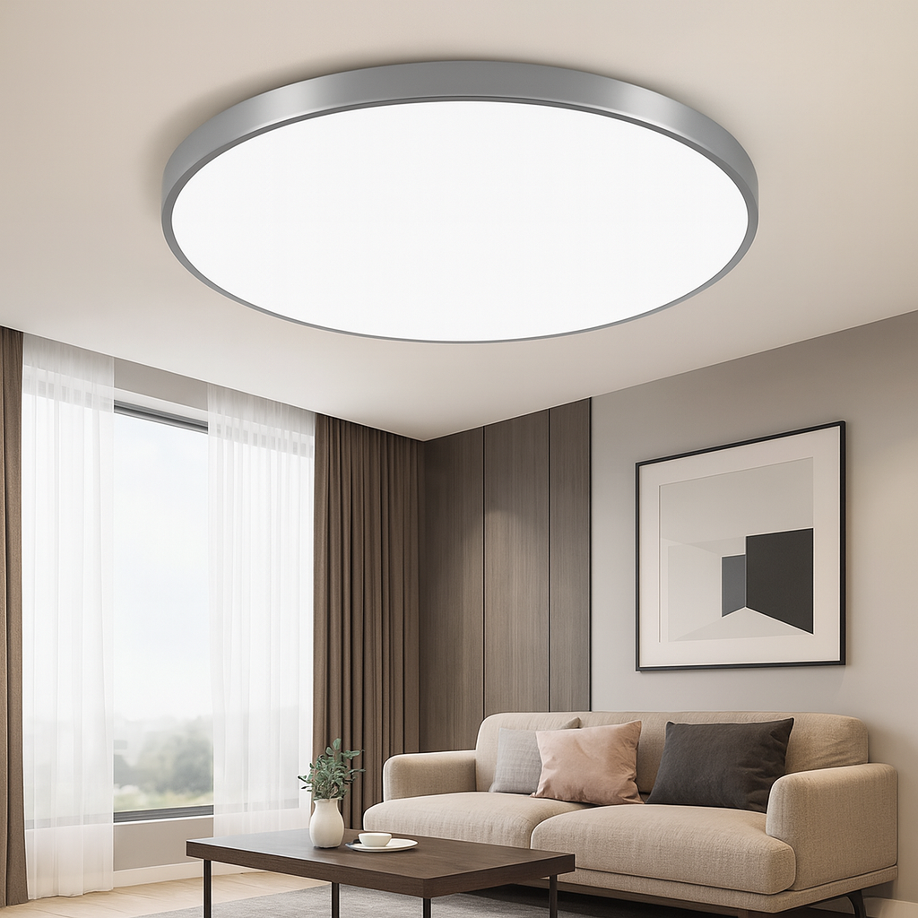 Modern Round Flush Mount LED Ceiling Lamp Noxord