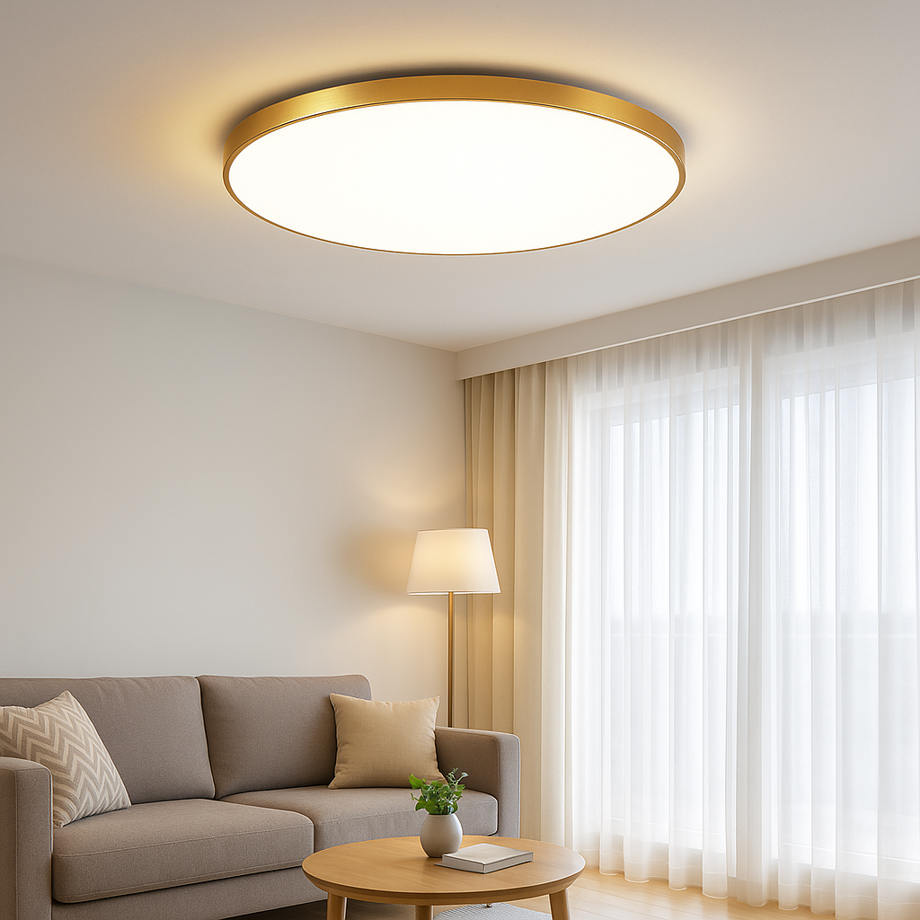 Modern Round Flush Mount LED Ceiling Lamp Noxord