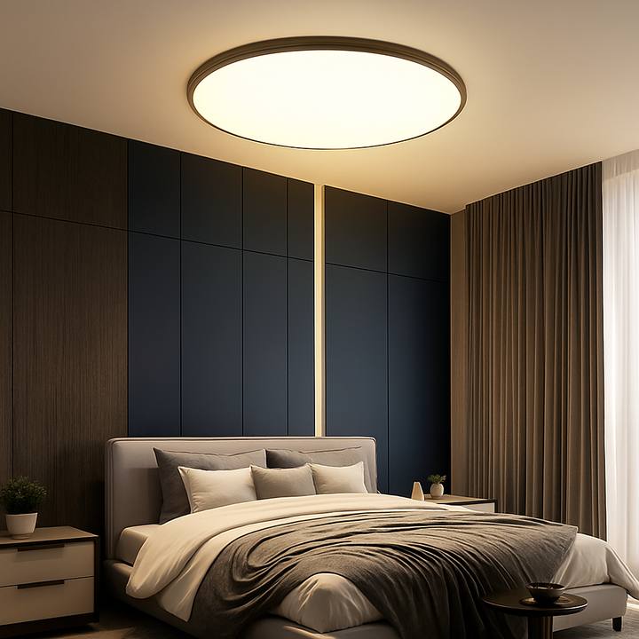 Modern Round Flush Mount LED Ceiling Lamp Noxord