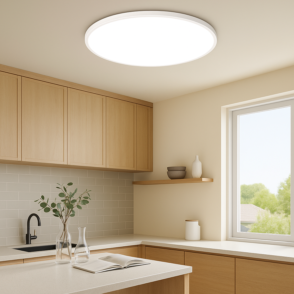 Modern Round Flush Mount LED Ceiling Lamp Noxord