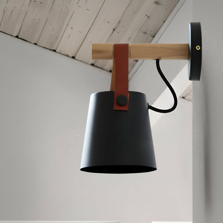 Modern Nordic Plug-In Swing Arm Wall Sconce – Adjustable Iron Bedside Reading Light | Noxord