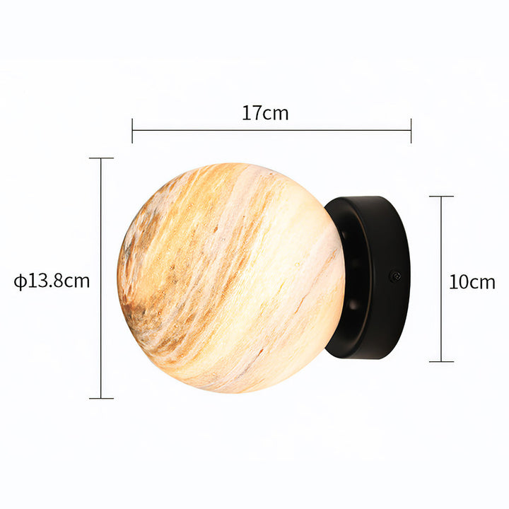 Modern Glass Globe Ceiling Light Noxord