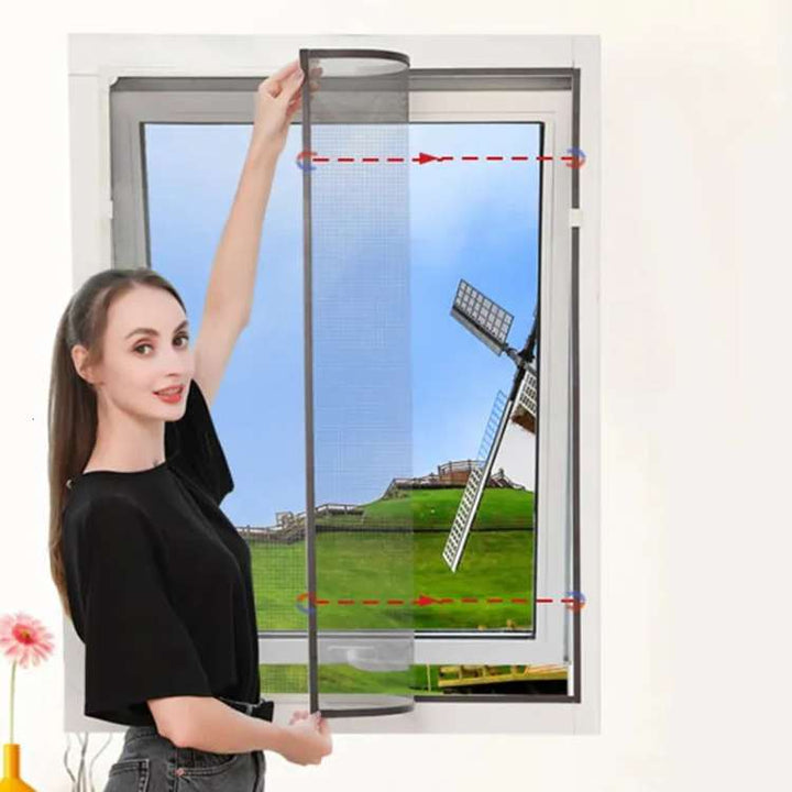 Kalsten | Magnetic Mosquito Net for Windows - No-See-Um Mesh Insect Screen for Home Protection & Bug Prevention