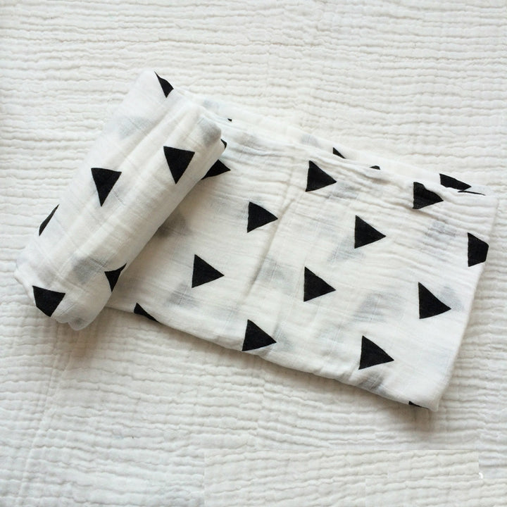 Cute Patterned Muslin Swaddle Blanket kalsten