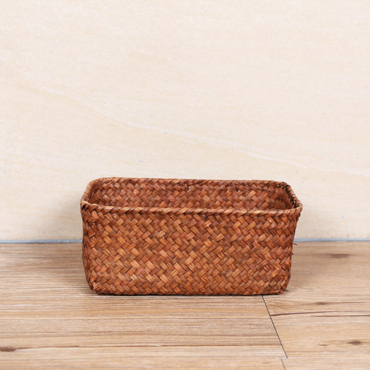 Handcrafted Natural Woven Storage Basket Kalsten